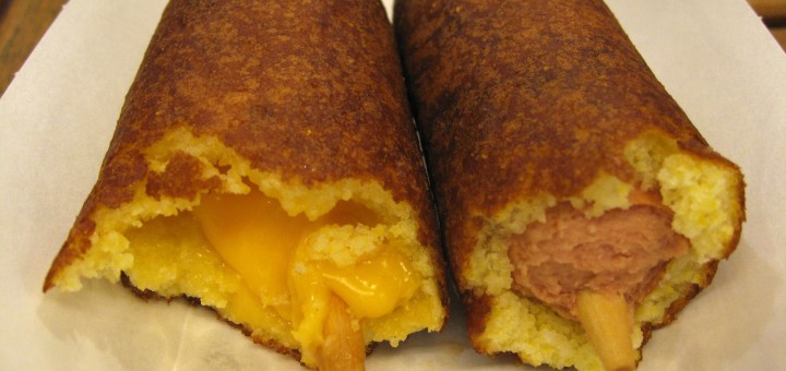 Cheese and Hot Dog on a Stick